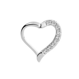 Adelia´s Dehnschnecke Piercing Ohrpiercing, Mit vielen klaren gefassten Steinen in 1,2 mm Stärke