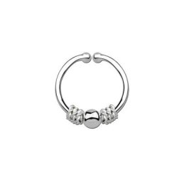 Adelia´s Nasenpiercing Piercing Nasenpiercing, mit Stacheldraht und Kugel