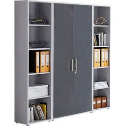 BMG Möbel Büro-Set TABOR 3 hoch, (Set, 3-St)