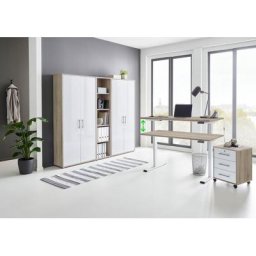 BMG Möbel Büromöbel-Set Tabor, (Set, 5-St), mit elektrisch höhenverstellbarem Schreibtisch