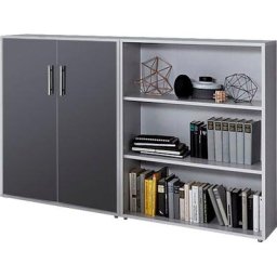 BMG Möbel Büro-Set TABOR 1 niedrig, (Set, 2-St)