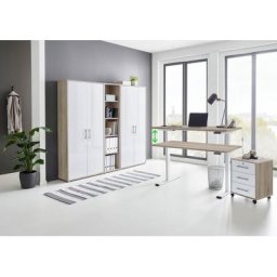 BMG Möbel Büromöbel-Set Tabor, (Set, 5-St), mit elektrisch höhenverstellbarem Schreibtisch