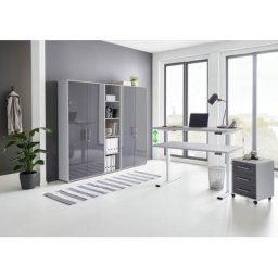 BMG Möbel Büromöbel-Set Tabor, (Set, 5-St), mit elektrisch höhenverstellbarem Schreibtisch