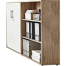 BMG Möbel Büro-Set TABOR 1 niedrig, (Set, 2-St)