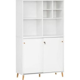 Schildmeyer Büro-Set Serie 500, bestehend aus 1 Regal, 1 Schrank, 1 Regalkreuz