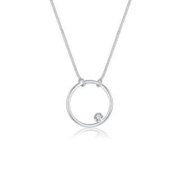 Elli Collierkettchen Kreis Basic Kristalle 925 Silber