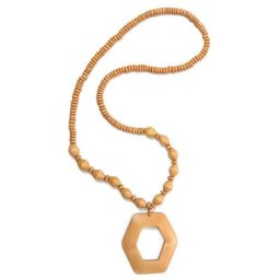 COLLEZIONE ALESSANDRO Lange Kette Regina, sechseckiger Behang