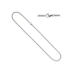 JOBO Edelstahlkette, Venezianerkette Edelstahl 50 cm 3 mm