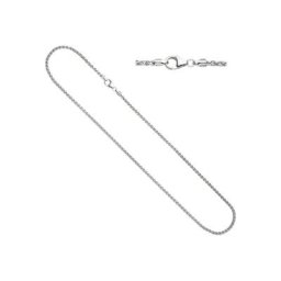 JOBO Silberkette, Zopfkette 925 Silber 50 cm 2,2 mm