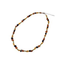 Firetti Collier Chips, Made in Germany - mit Bernstein, Peridot, Bernstein