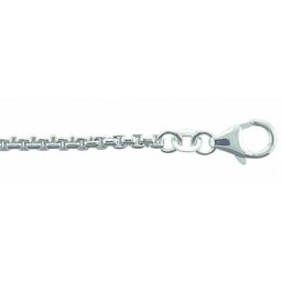 Adelia´s Silberkette 925 Silber Halskette 70 cm Ø 2 mm, Silberschmuck für Damen