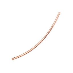 JOBO Halsreif, 585 Roségold 42 cm 1 mm