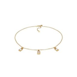Elli Premium Collier Choker Mondstein Antik Vintage Look 925 Silber