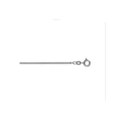 ONE ELEMENT Goldkette Halskette aus 333 Weißgold Ø 1,40 mm, Damen Gold Schmuck Panzerkette