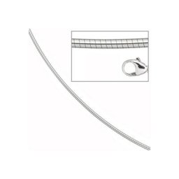 JOBO Halsreif, 585 Weißgold 45 cm 1,2 mm