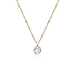 Elli Collierkettchen Kugelkette Basic Kristalle 925 Silber