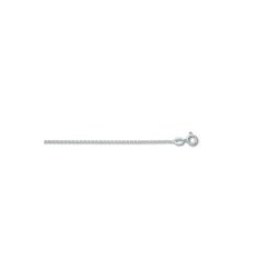 ONE ELEMENT Goldkette Halskette aus 333 Weißgold Ø 1,20 mm, Damen Gold Schmuck Rundankerkette