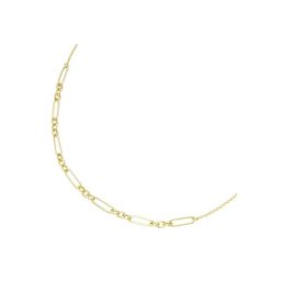 Smart Jewel Collier längliche ovale Glieder als Mittelteil, Silber 925