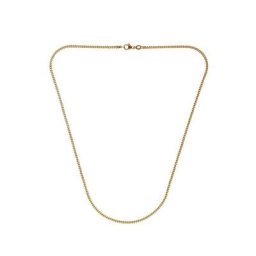 Firetti Collier in Panzerkettengliederung, 2,1 mm, flach, glanz, Made in Germany