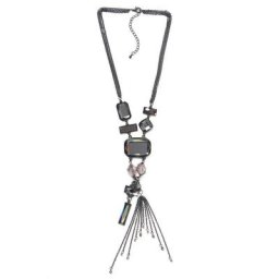 COLLEZIONE ALESSANDRO Lange Kette Raissa, mit modischer Quaste