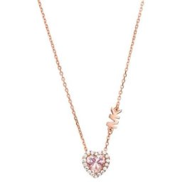 MICHAEL KORS Kette mit Anhänger Herz, PREMIUM, MKC1520A2791, mit Zirkonia