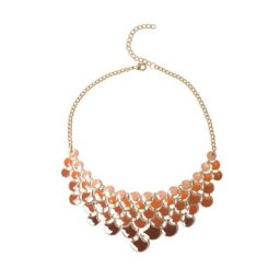 COLLEZIONE ALESSANDRO Statementkette Sandy, mit bemalten Metallteilen