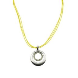 COLLEZIONE ALESSANDRO Kette mit Anhänger Chania, mit kleinen Glassteinen