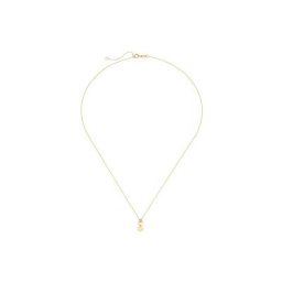 Luigi Merano Goldkette zwei runde Elemente beweglich, Gold 375