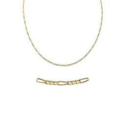 Firetti Goldkette Figarokettengliederung, ca. 1,8 oder 2,6 mm breit, Made in Germany