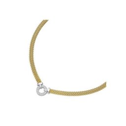 Smart Jewel Collier elegant mit Zirkonia, Silber 925