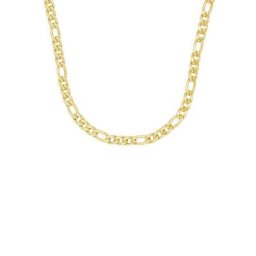 Firetti Edelstahlkette Figaropanzerkettengliederung, 4,2 mm breit, Made in Germany