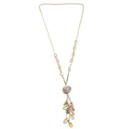 COLLEZIONE ALESSANDRO Lange Kette Jade, mit echten Muscheln