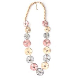 COLLEZIONE ALESSANDRO Lange Kette Winnie, dreifarbig besprüht