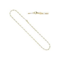 JOBO Goldkette, Steg-Panzerkette 333 Gold massiv 45 cm 2 mm