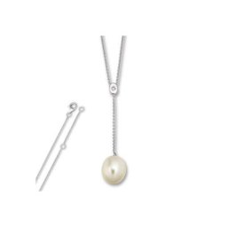 ONE ELEMENT Silberkette Zirkonia Anker Halsketten aus 925 Silber 45 cm Ø, Damen Silber Schmuck Anker