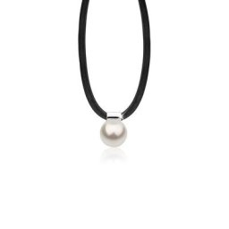 Nenalina Perlenkette Kautschuk Synthetische Perle 925 Silber