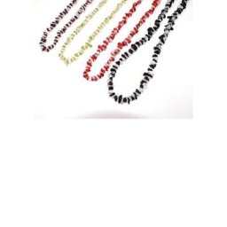Firetti Ketten-Set Chips (Set, 4-tlg), Made in Germany - mit Bergkristall, Granat, Koralle, Onyx, Peridot