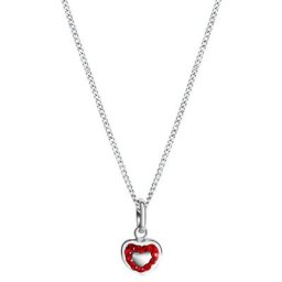 Firetti Kette mit Anhänger Herz, mit Kristallstein