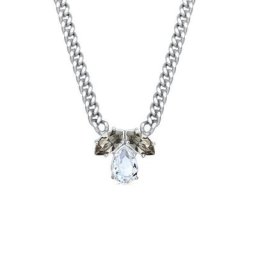 Elli Premium Collierkettchen Collier Tropfen Kristalle 925 Silber