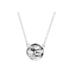 Smart Jewel Collier rund, mit Zirkonia Steinen, Silber 925