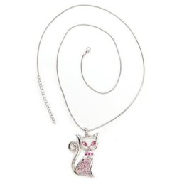 COLLEZIONE ALESSANDRO Lange Kette Jackie, mit Glassteinen