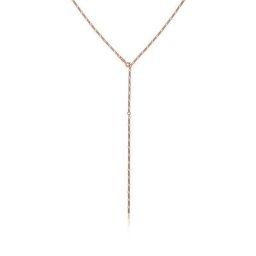 Elli Collierkettchen Y-Kette Figaro Basic Trend Verstellbar 925 Silber