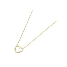 Luigi Merano Collier Herz, mit Brillant, Gold 585