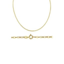 Firetti Goldkette Ankerkettengliederung, ca. 2,6 mm breit, Made in Germany