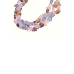 Firetti Schmuck-Kettenstrang Edelstein, Made in Germany - mit Turmalin, Aquamarin, Bergkristall, Amethyst