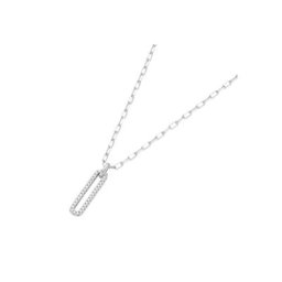 GIORGIO MARTELLO MILANO Collier Mittelteil oval mit Zirkonia, Silber 925