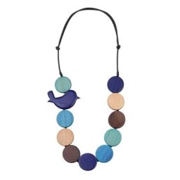 COLLEZIONE ALESSANDRO Lange Kette Taguig, aus echtem Holz