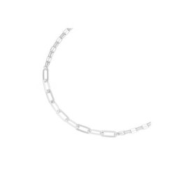 Smart Jewel Collier längliche ovale Glieder, Silber 925
