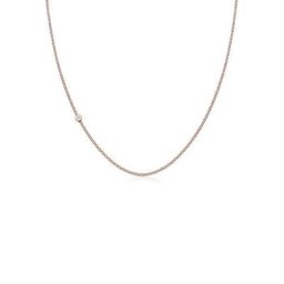 Elli DIAMONDS Collierkettchen Basic Diamant 925 Sterling Silber