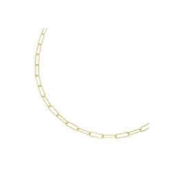 Smart Jewel Collier längliche ovale Glieder diamantiert, Silber 925